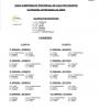 Calendario Liga Provincial Veteranos